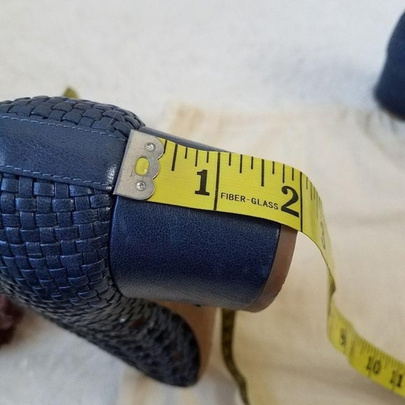 Sezane Navy Blue Woven Flats - Picture 8 of 10